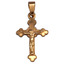 Серебряная подвеска - крест 10040162А01